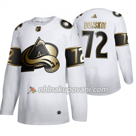 Colorado Avalanche Dresy Joonas Donskoi 72 Adidas 2019-2020 Golden Edition Bílá Authentic - Pánské